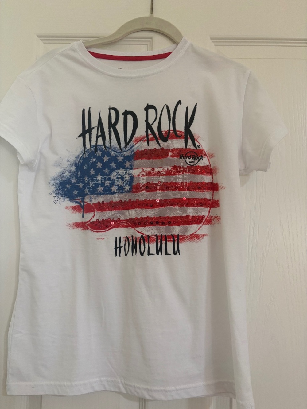Hard Rock Cafe -  Honolulu Women's Patriotic T-Shirt